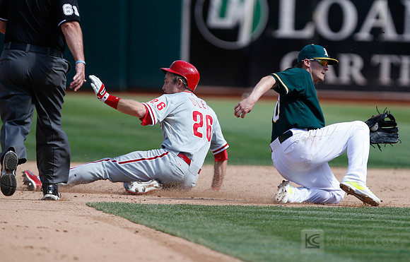 MLB: Philadelphia Phillies at Oakland Athletics