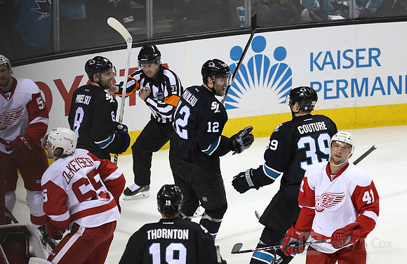 NHL: Detroit Red Wings at San Jose Sharks
