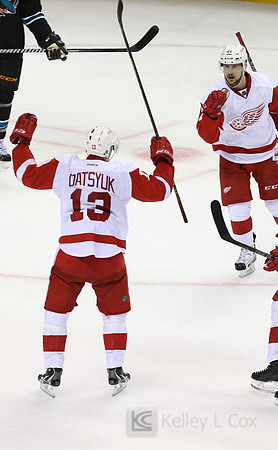 NHL: Detroit Red Wings at San Jose Sharks