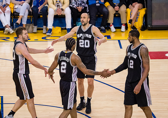 NBA: Playoffs-San Antonio Spurs at Golden State Warriors