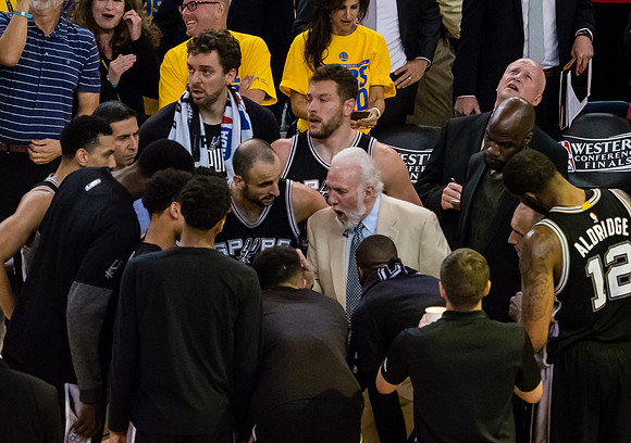 NBA: Playoffs-San Antonio Spurs at Golden State Warriors