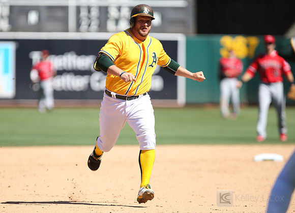 MLB: Los Angeles Angels at Oakland Athletics