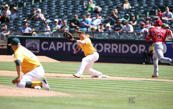 MLB: Los Angeles Angels at Oakland Athletics