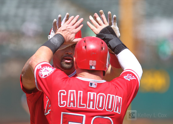 MLB: Los Angeles Angels at Oakland Athletics