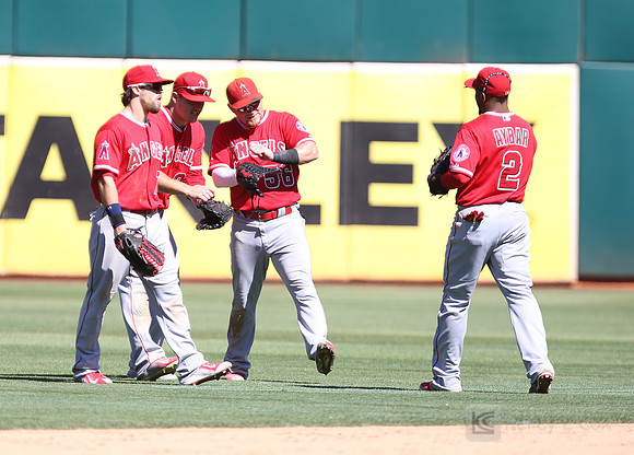 MLB: Los Angeles Angels at Oakland Athletics