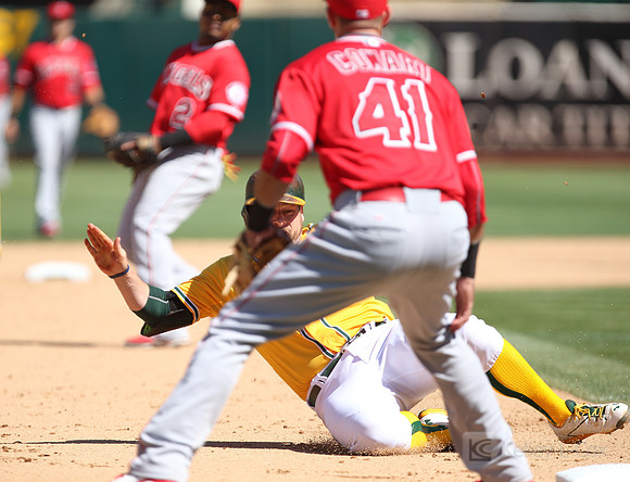 MLB: Los Angeles Angels at Oakland Athletics