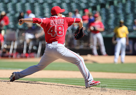 MLB: Los Angeles Angels at Oakland Athletics