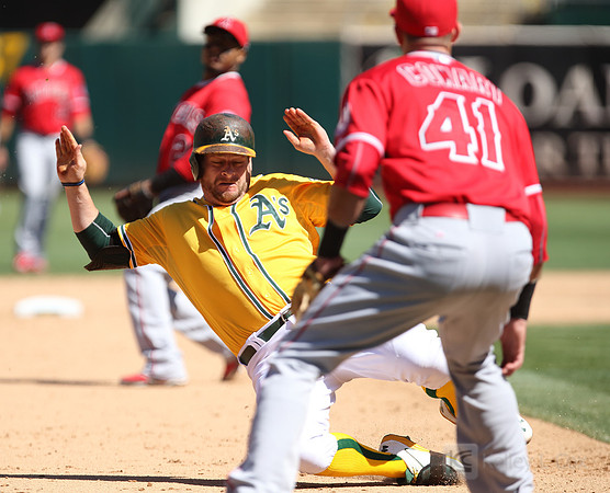MLB: Los Angeles Angels at Oakland Athletics