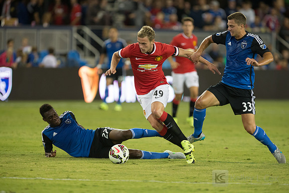 Soccer: San Jose Earthquakes vs Manchester United