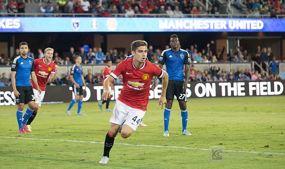 Soccer: San Jose Earthquakes vs Manchester United