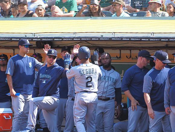 MLB: Seattle Mariners at Oakland Athletics