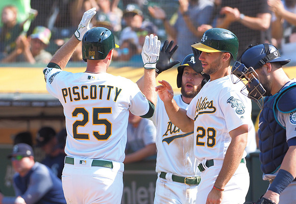 MLB: Seattle Mariners at Oakland Athletics
