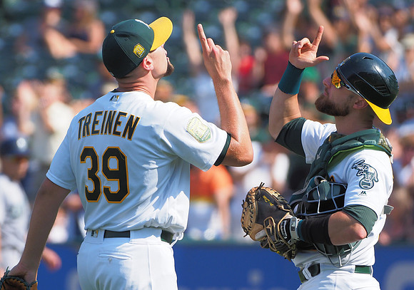 MLB: Seattle Mariners at Oakland Athletics