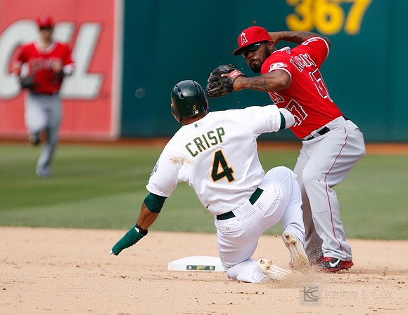 MLB: Los Angeles Angels at Oakland Athletics