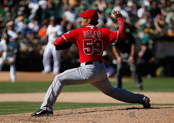 MLB: Los Angeles Angels at Oakland Athletics