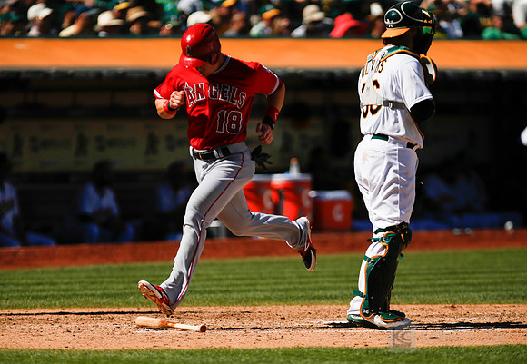 MLB: Los Angeles Angels at Oakland Athletics