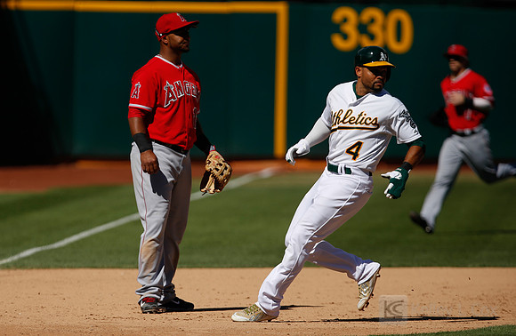 MLB: Los Angeles Angels at Oakland Athletics