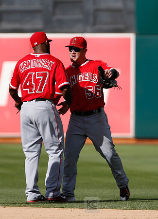 MLB: Los Angeles Angels at Oakland Athletics