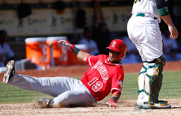 MLB: Los Angeles Angels at Oakland Athletics