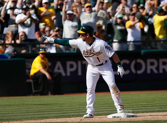 MLB: Los Angeles Angels at Oakland Athletics