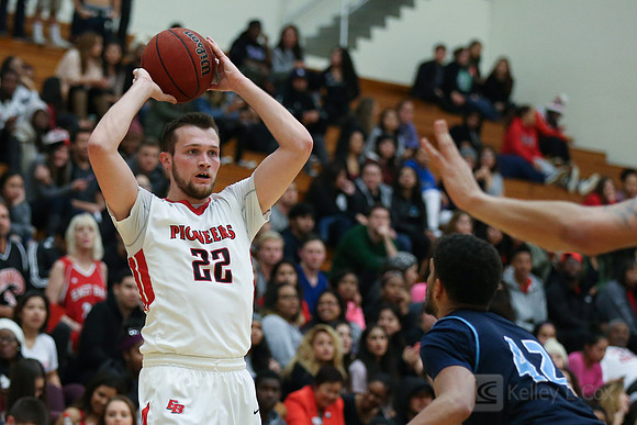Cal State East Bay Pioneers guard Cody Kale (22)