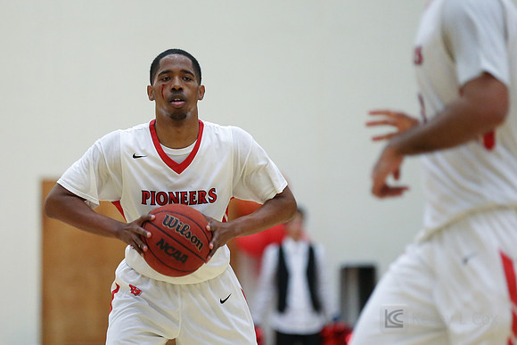 Cal State East Bay Pioneers guard Marcus Norman (4)