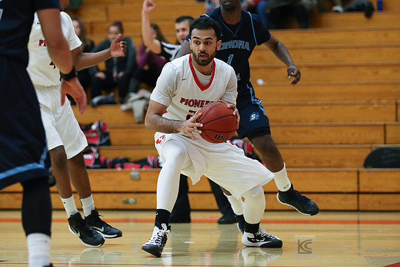 Cal State East Bay Pioneers guard Paramvir Singh (21)