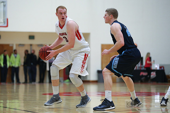 Cal State East Bay Pioneers forward Patrick Marr (24)