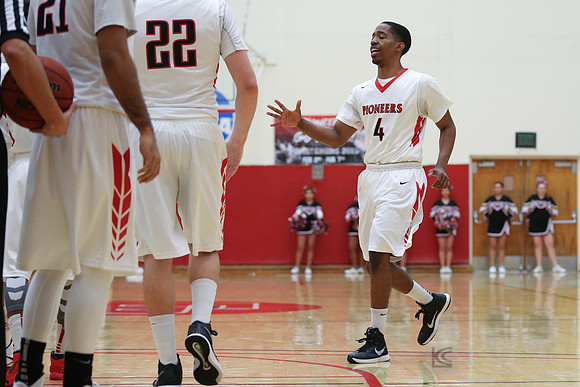 Cal State East Bay Pioneers guard Marcus Norman (4)