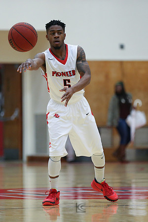 Cal State East Bay Pioneers guard Jacari Whitfield (5)