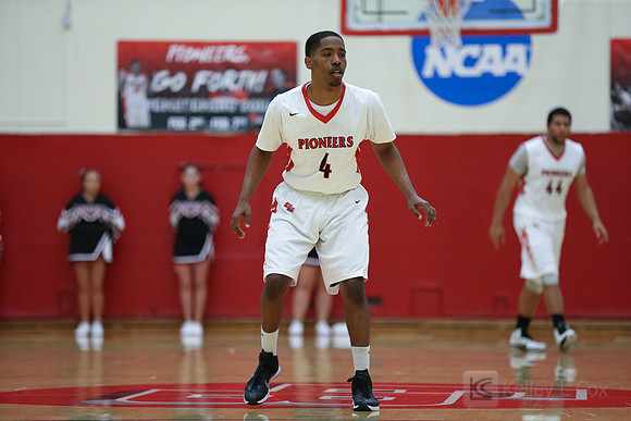Cal State East Bay Pioneers guard Marcus Norman (4)