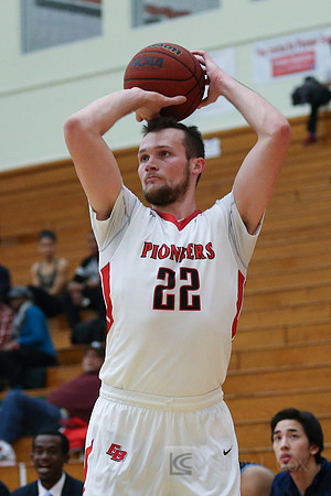 Cal State East Bay Pioneers guard Cody Kale (22)