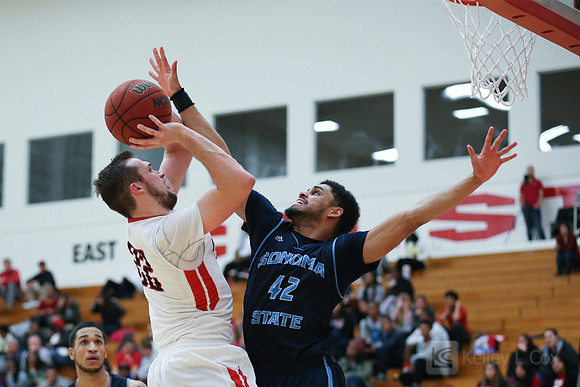 Cal State East Bay Pioneers guard Cody Kale (22)