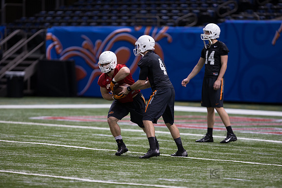 NCAA Football: Allstate Sugar Bowl Oklahoma State Cowboys Practice