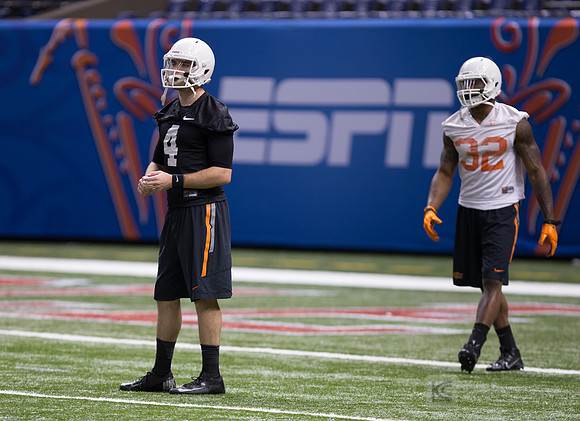 NCAA Football: Allstate Sugar Bowl Oklahoma State Cowboys Practice