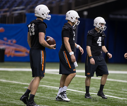 NCAA Football: Allstate Sugar Bowl Oklahoma State Cowboys Practice