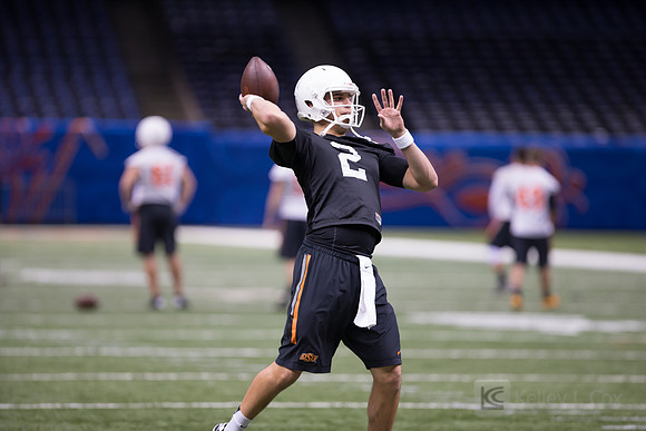 NCAA Football: Allstate Sugar Bowl Oklahoma State Cowboys Practice
