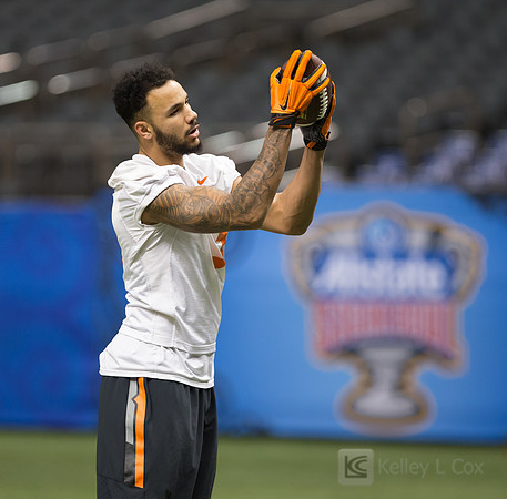 NCAA Football: Allstate Sugar Bowl Oklahoma State Cowboys Practice
