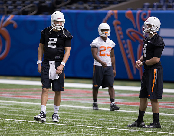 NCAA Football: Allstate Sugar Bowl Oklahoma State Cowboys Practice