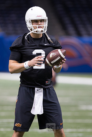 NCAA Football: Allstate Sugar Bowl Oklahoma State Cowboys Practice
