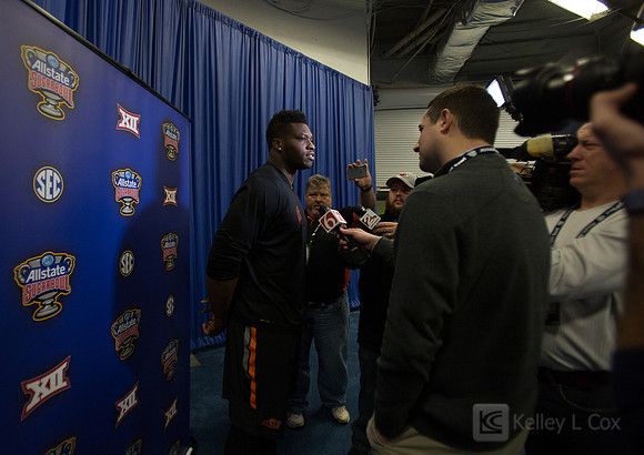 NCAA Football: Allstate Sugar Bowl Oklahoma State Cowboys Practice