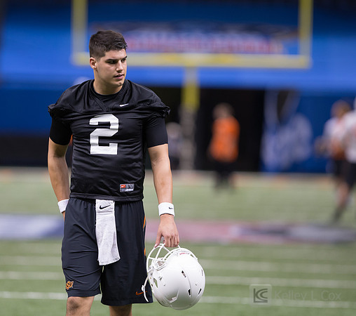 NCAA Football: Allstate Sugar Bowl Oklahoma State Cowboys Practice
