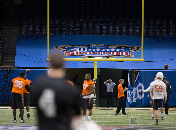NCAA Football: Allstate Sugar Bowl Oklahoma State Cowboys Practice