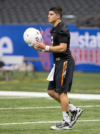 NCAA Football: Allstate Sugar Bowl Oklahoma State Cowboys Practice