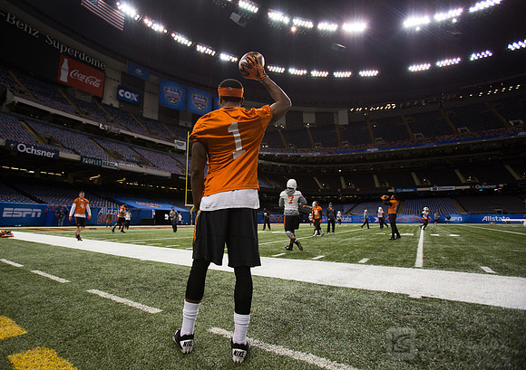 NCAA Football: Allstate Sugar Bowl Oklahoma State Cowboys Practice