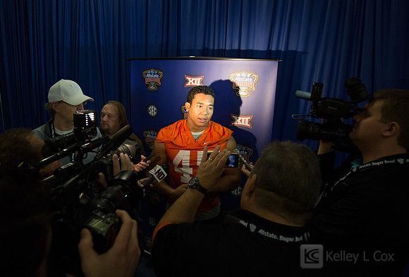NCAA Football: Allstate Sugar Bowl Oklahoma State Cowboys Practice