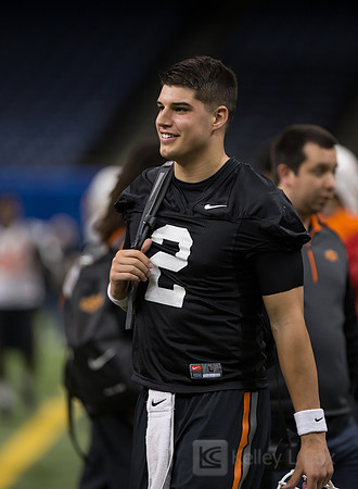 NCAA Football: Allstate Sugar Bowl Oklahoma State Cowboys Practice