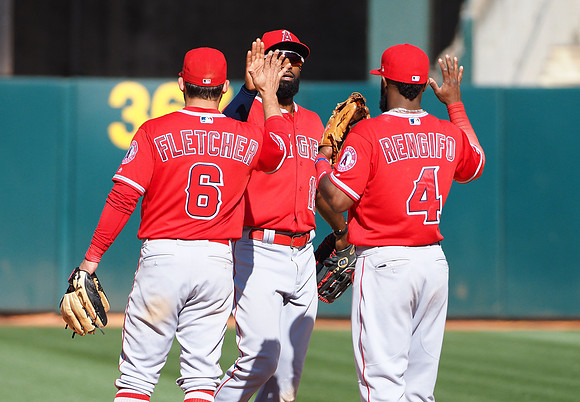 MLB: Los Angeles Angels at Oakland Athletics