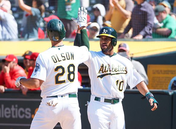 MLB: Los Angeles Angels at Oakland Athletics