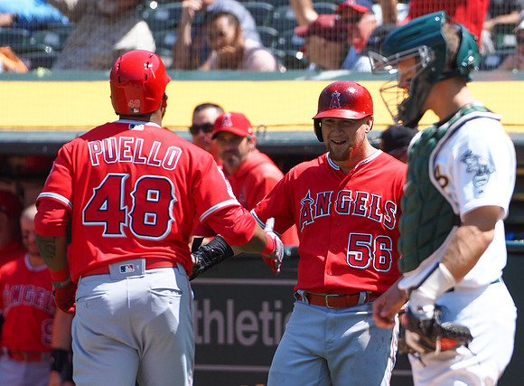 MLB: Los Angeles Angels at Oakland Athletics